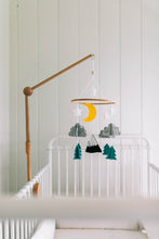 Load image into Gallery viewer, Starry Woodland Night, Baby Crib Mobile (Mint)