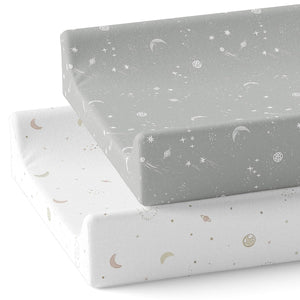 Galaxy, Moon & Stars, Changing Pad Covers (2-Pack)