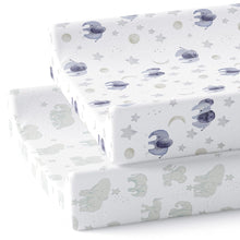 Load image into Gallery viewer, Scandinavian Galaxy with Elephant Changing Pad Covers (2-Pack)