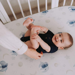Scandinavian Galaxy and Elephants, Crib Sheets (2-Pack)