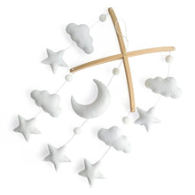 Load image into Gallery viewer, Moon, Cloud &amp; Stars, Baby Crib Mobile