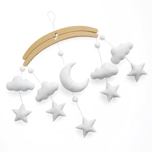 Moon, Cloud & Stars, Baby Crib Mobile