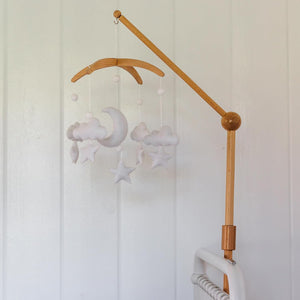 Moon, Cloud & Stars, Baby Crib Mobile