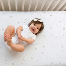Load image into Gallery viewer, Galaxy, Moon &amp; Stars, Crib Sheets (2-Pack)