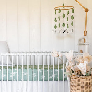 White Butterflies, Baby Crib Mobile