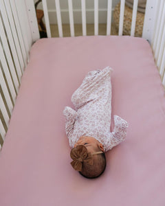 Juliette Pink Floral, Baby Crib Sheets (2-Pack)