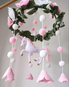 Unicorn, Baby Crib Mobile