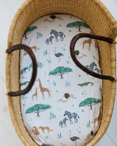 Safari Adventures, Bassinet Sheets (2-Pack)