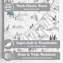 Load image into Gallery viewer, Arctic Journey, Baby Crib Sheets (2-Pack)