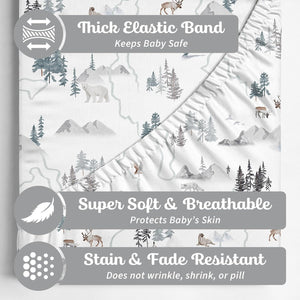 Arctic Journey, Baby Crib Sheets (2-Pack)