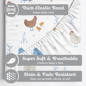 Farm Animals, Crib Sheets (2-Pack)