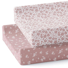 Load image into Gallery viewer, Antique Rose, Changing Pad Cover (2-Pack)