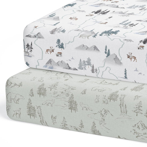 Arctic Journey, Baby Crib Sheets (2-Pack)