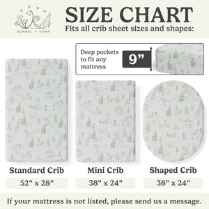 Arctic Journey, Baby Crib Sheets (2-Pack)