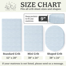 Load image into Gallery viewer, Airplanes in the Clouds, Baby Crib Sheets (2-Pack)