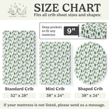 Load image into Gallery viewer, Woodland Animals, Crib Sheets (2-Pack)