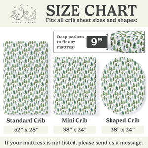 Woodland Animals, Crib Sheets (2-Pack)