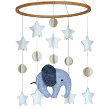 Load image into Gallery viewer, Scandinavian Elephant, Baby Crib Mobile