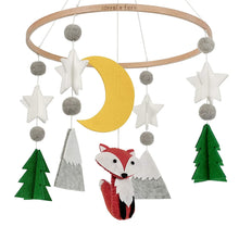 Load image into Gallery viewer, Woodland Fox, Baby Crib Mobile