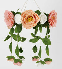 Load image into Gallery viewer, Felt Roses, Baby Crib Mobile