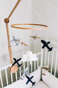 Airplanes in the Clouds, Baby Crib Mobile